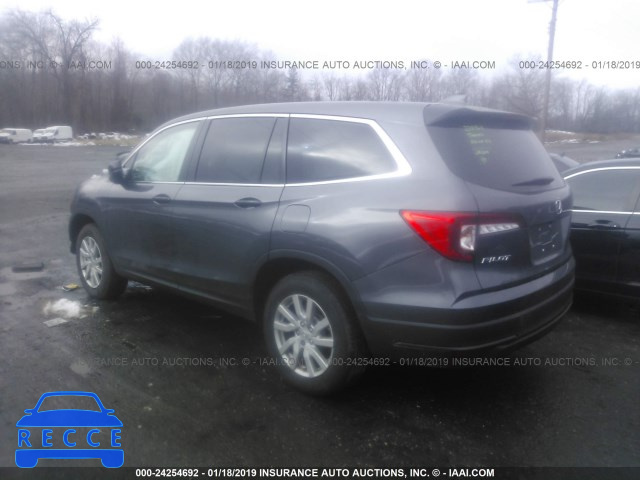 2019 HONDA PILOT LX 5FNYF5H10KB012388 image 2