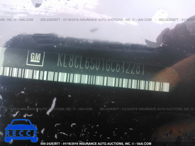 2016 CHEVROLET SPARK EV 2LT KL8CL6S01GC642281 зображення 8