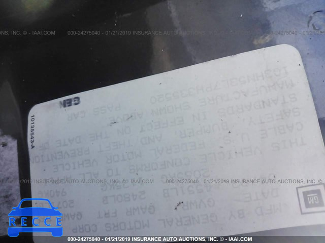 1993 OLDSMOBILE 88 ROYALE 1G3HN53L7PH335520 image 8