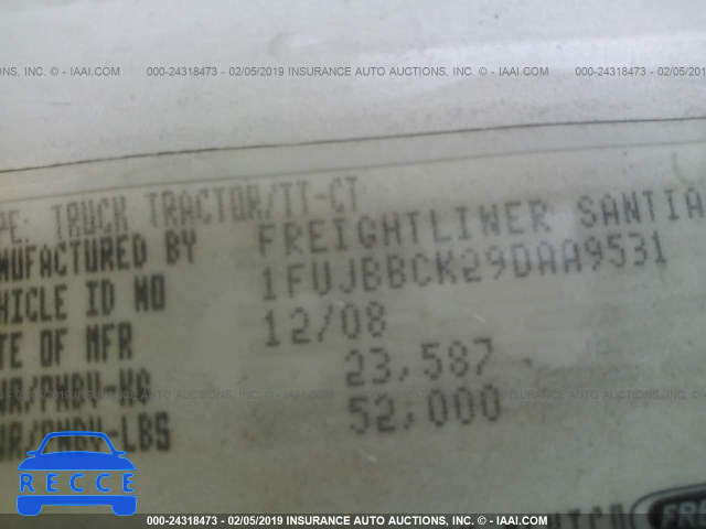 2009 FREIGHTLINER CONVENTIONAL ST120 1FUJBBCK29DAA9531 image 8
