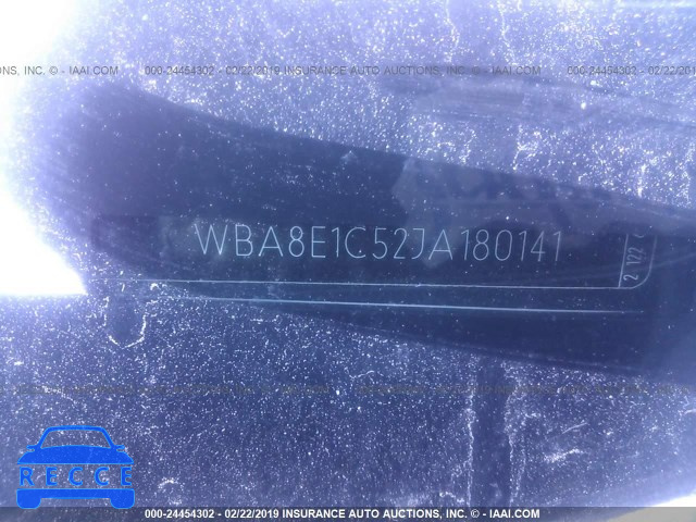 2018 BMW 330E WBA8E1C52JA180141 зображення 8
