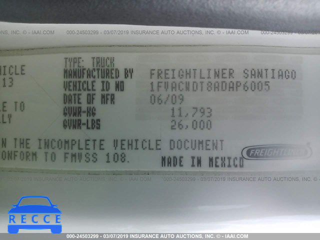 2010 FREIGHTLINER M2 106 MEDIUM DUTY 1FVACWDT8ADAP6005 image 8