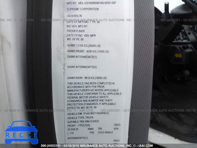 2010 FREIGHTLINER M2 106 MEDIUM DUTY 1FVACWDT1ADAP6010 image 8