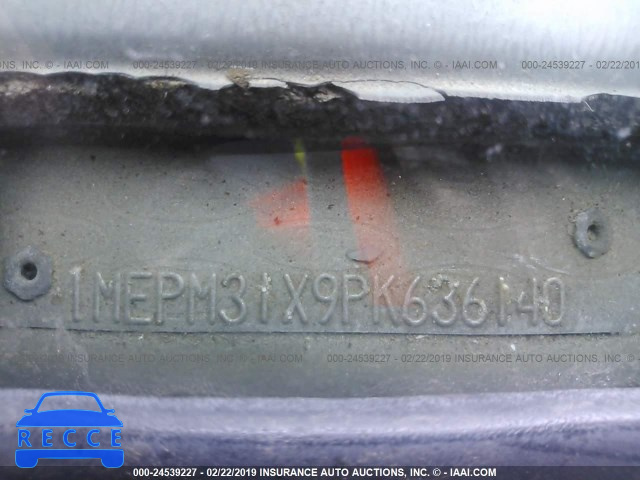 1993 MERCURY TOPAZ GS 1MEPM31X9PK636140 зображення 8