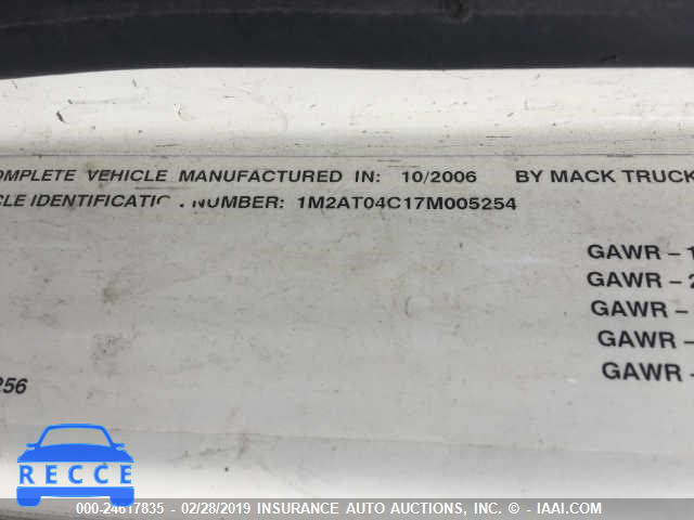 2007 MACK 700 CTP700 1M2AT04C17M005254 image 9