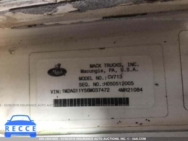 2006 MACK 700 CV700 1M2AG11Y56M037472 image 9