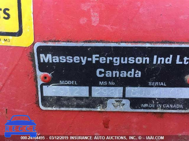 1982 MASSEY FERGUSON 860 W/HEADER 174615480 image 9