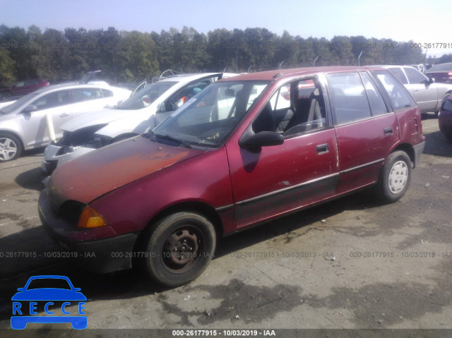 1991 GEO METRO LSI 2C1MR6465M6736578 зображення 1