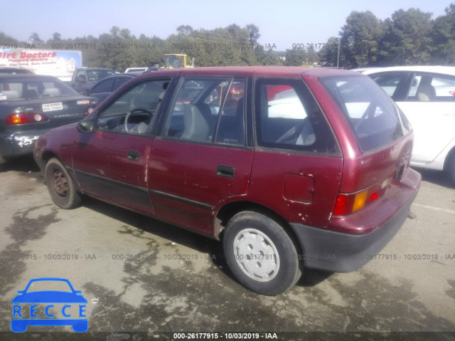 1991 GEO METRO LSI 2C1MR6465M6736578 зображення 2