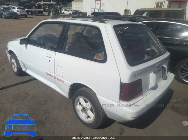 1987 CHEVROLET GEO SPRINT JG1MR2127HK777447 image 2