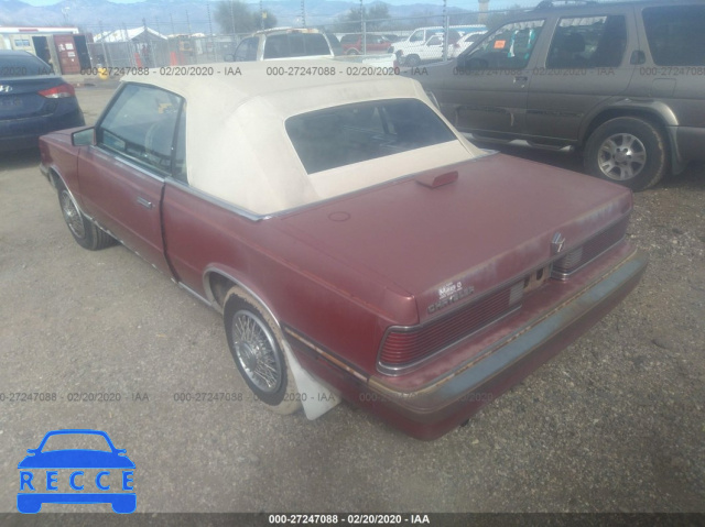 1986 CHRYSLER LEBARON 1C3BC55K7GG283879 Bild 2