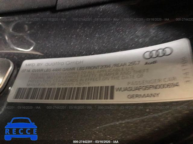 2015 Audi R8 4.2 QUATTRO WUASUAFG5FN000694 зображення 8
