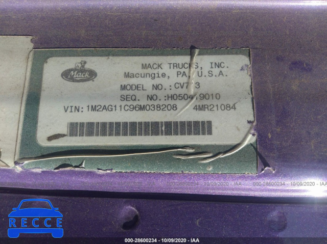 2006 MACK 700 CV700 1M2AG11C96M038208 image 8