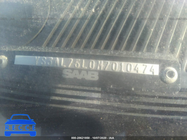 1991 SAAB 900 SE YS3AL76L0M7010474 image 8