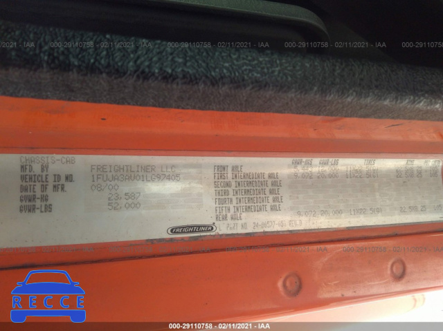 2001 FREIGHTLINER ST120 ST120 1FUJA3AV01LG97405 image 8