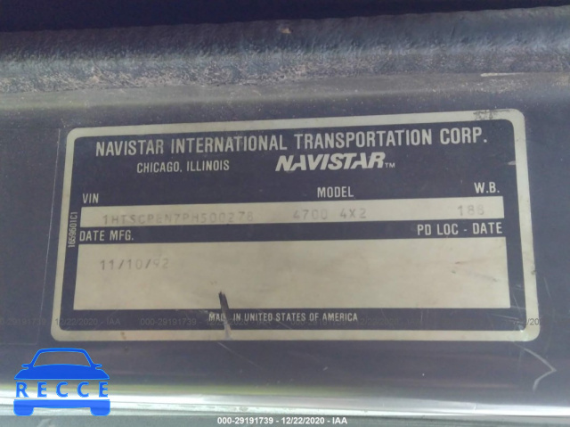 1993 INTERNATIONAL 4000 4700 1HTSCPEN7PH500278 image 8