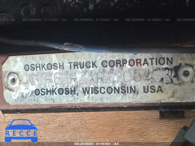 1994 OSHKOSH MOTOR TRUCK CO. CHASSIS X LINE 4CDR6BR2XR2305463 image 8