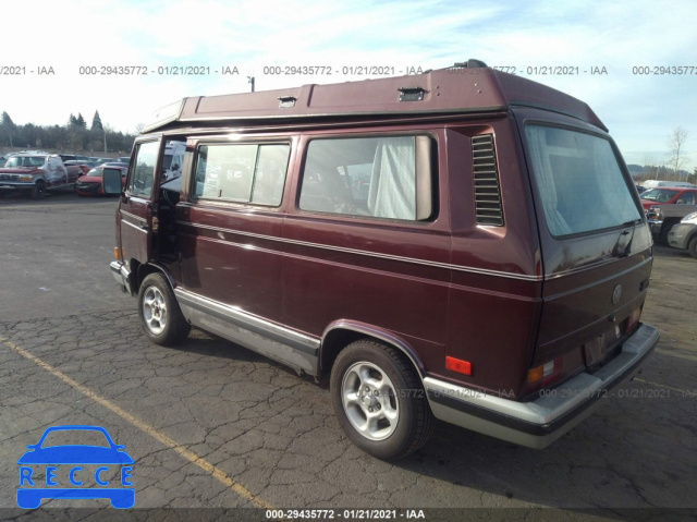 1991 VOLKSWAGEN VANAGON MULTIVAN WV2TB0253MG009774 зображення 2