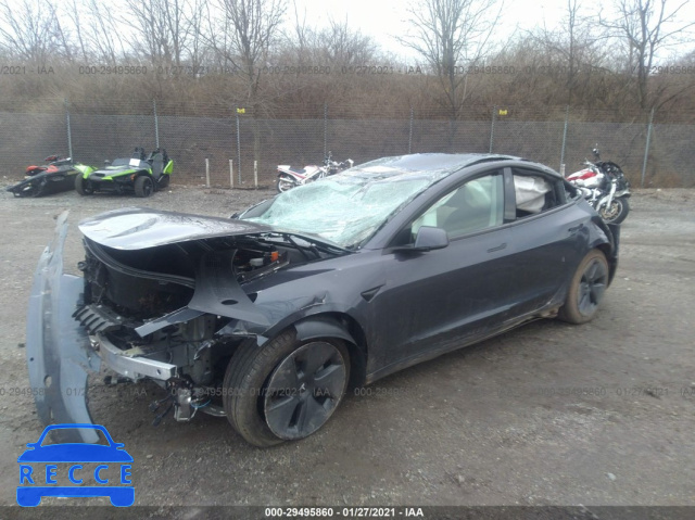 2021 TESLA MODEL 3 LONG RANGE 5YJ3E1EB3MF836729 image 1