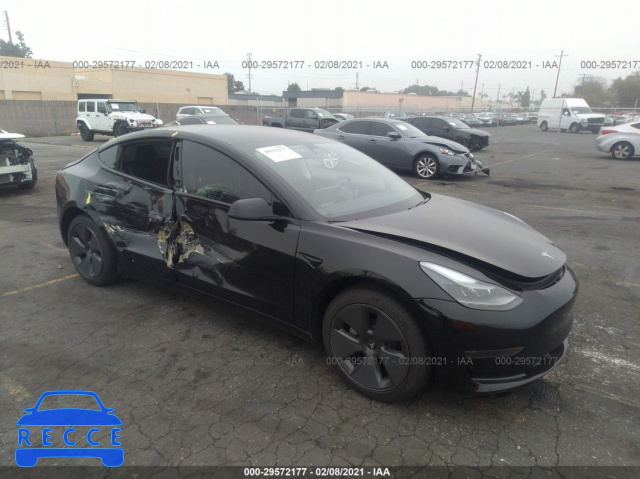 2021 TESLA MODEL 3 STANDARD RANGE PLUS 5YJ3E1EA4MF868161 image 0