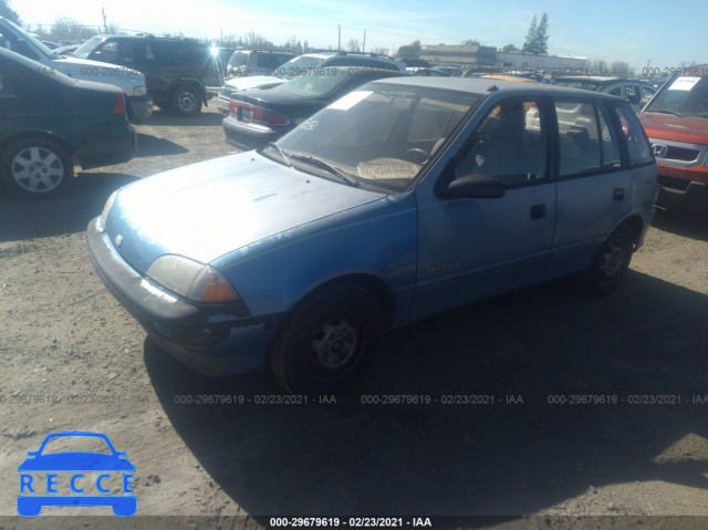 1989 GEO METRO SPRINT JG1MR6161KK713714 image 1