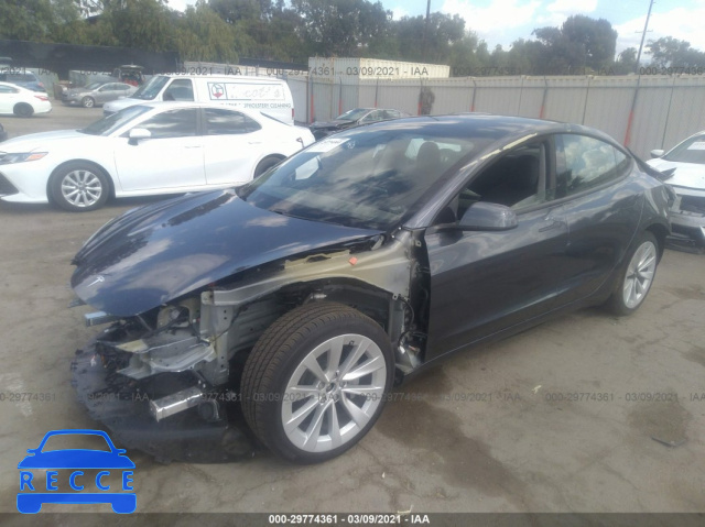 2021 TESLA MODEL 3 LONG RANGE 5YJ3E1EB2MF875781 image 1