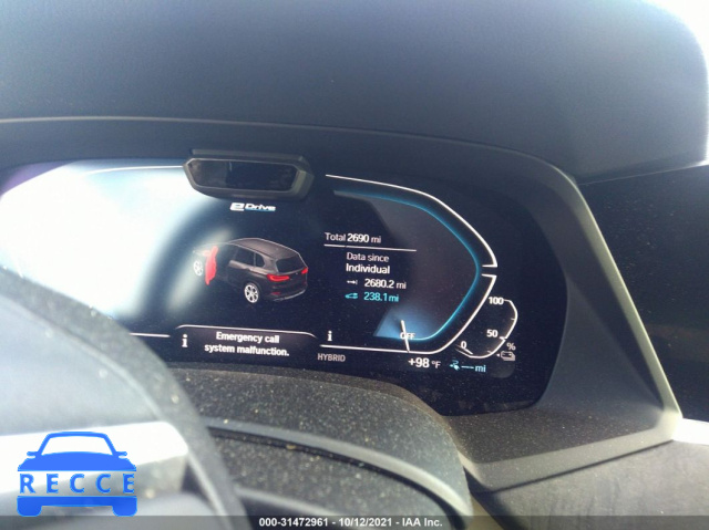 2022 BMW X5 XDRIVE45E 5UXTA6C03N9J13001 зображення 6