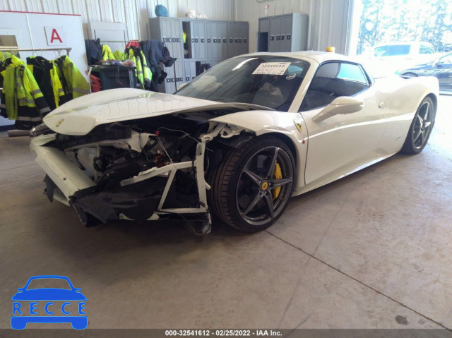 2012 FERRARI 458 SPIDER ZFF68NHA9C0188455 Bild 1