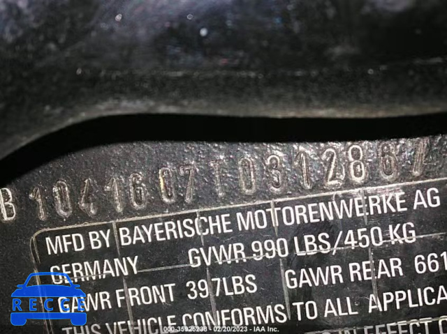 1996 BMW R1100 RS/RSL WB1041607T0312867 image 9