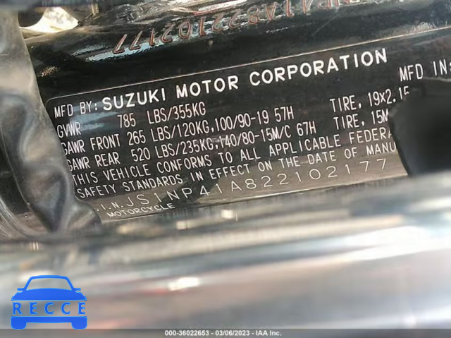 2002 SUZUKI LS650 P JS1NP41A822102177 image 9