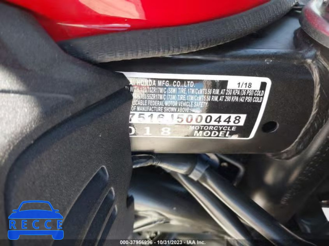 2018 HONDA CB650 F MLHRC7516J5000448 image 9