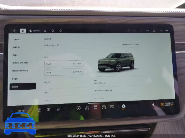 2023 RIVIAN R1S LAUNCH EDITION 7PDSGABL8PN009584 image 15