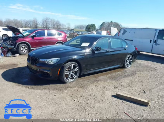 2016 BMW 740I WBA7E2C53GG738554 зображення 1