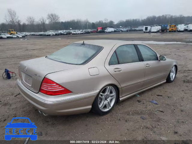 2004 MERCEDES-BENZ S 55 AMG WDBNG74J54A386541 зображення 3