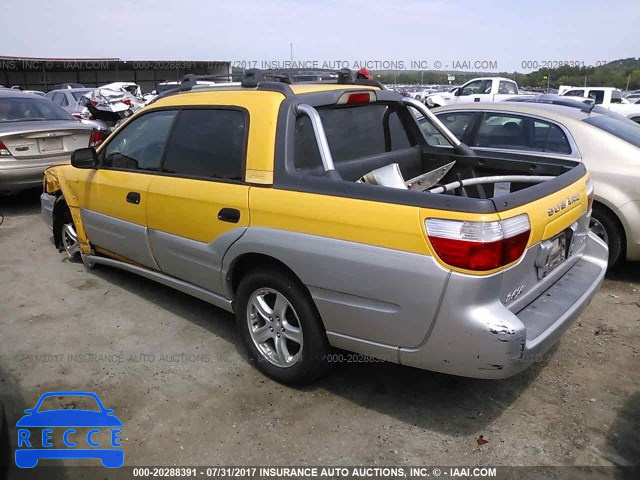 2004 SUBARU BAJA SPORT 4S4BT62C347100404 зображення 2