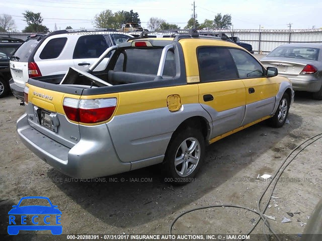 2004 SUBARU BAJA SPORT 4S4BT62C347100404 image 3