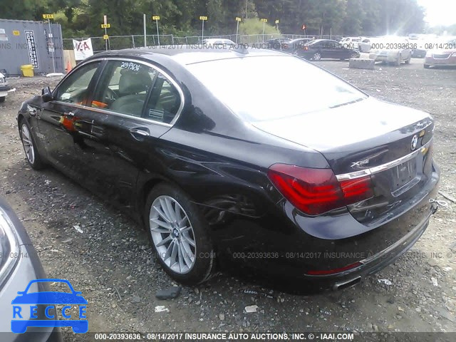 2013 BMW 750 LXI WBAYF8C57DDE59404 image 2