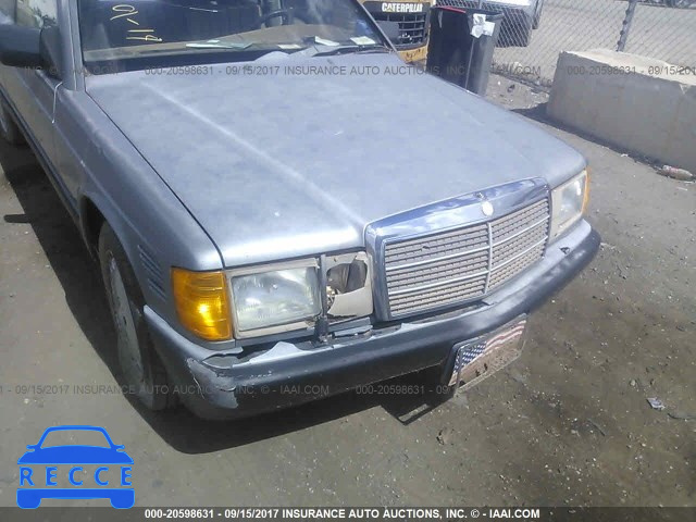 1987 MERCEDES-BENZ 190 DT WDBDB28D2HF336819 image 5