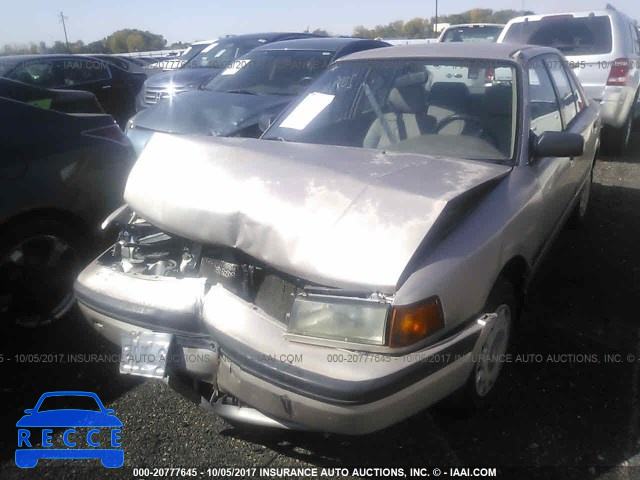 1992 MAZDA PROTEGE DX JM1BG2247N0444743 image 1