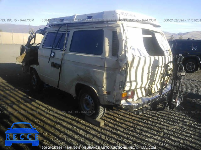 1983 VOLKSWAGEN VANAGON CAMPMOBILE WV2ZB0257DH112104 зображення 2