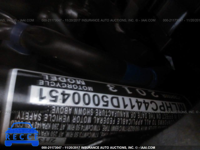 2013 HONDA CBR500 R MLHPC4411D5000451 image 9