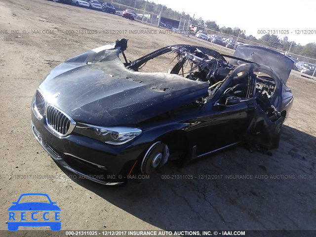 2016 BMW 740 I WBA7E2C52GG547840 image 1