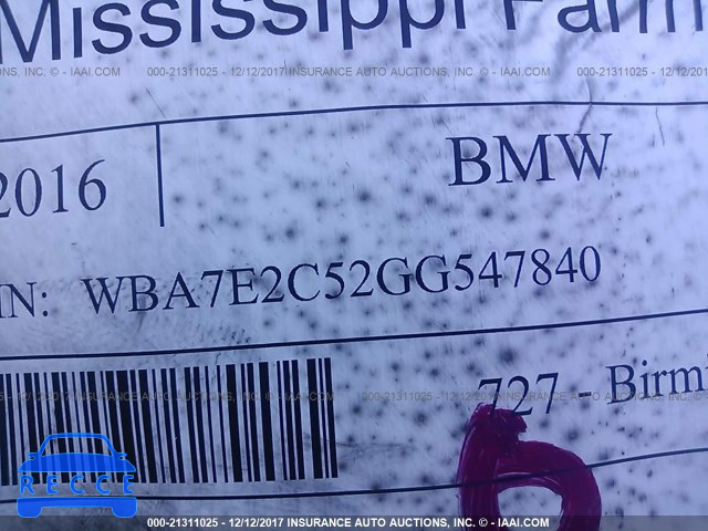 2016 BMW 740 I WBA7E2C52GG547840 image 8