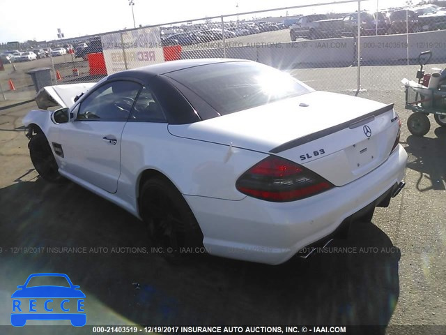 2009 MERCEDES-BENZ SL 63 AMG WDBSK70F49F152386 image 2