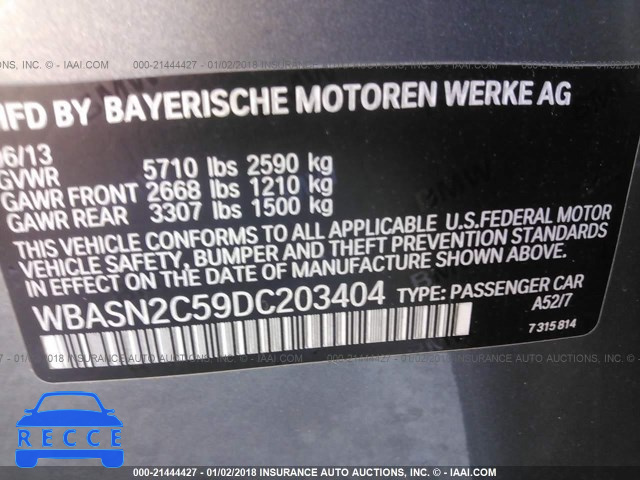 2013 BMW 535 IGT WBASN2C59DC203404 зображення 8