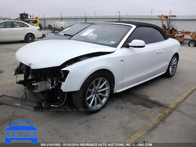 2016 AUDI A5 PREMIUM PLUS S-LINE WAUM2AFH3GN003810 image 1