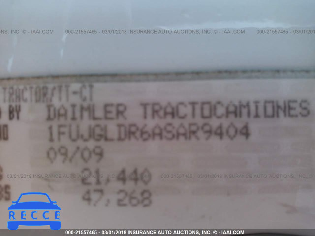 2010 FREIGHTLINER CASCADIA 125 1FUJGLDR6ASAR9404 image 9