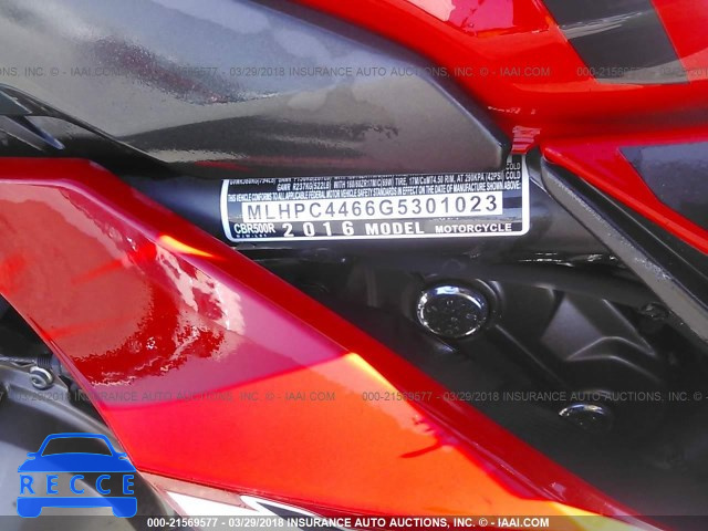 2016 HONDA CBR500 R MLHPC4466G5301023 image 9