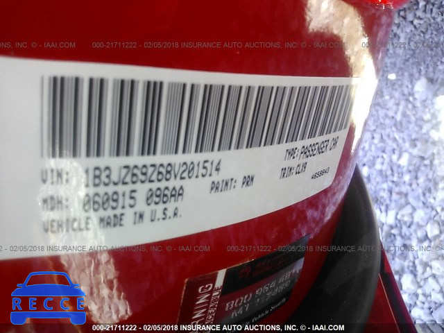 2008 DODGE VIPER SRT-10 1B3JZ69Z68V201514 image 8