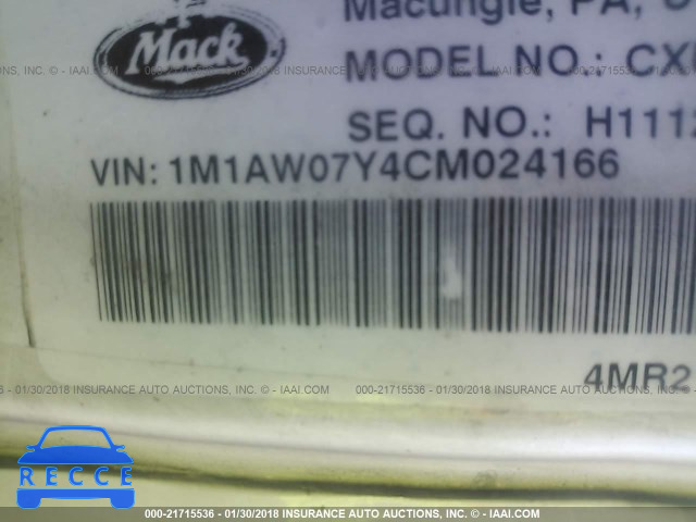 2012 MACK CXU613 CXU600 1M1AW07Y4CM024166 image 9